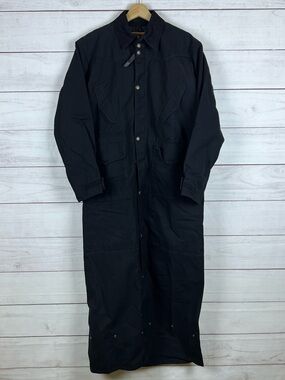 Schaefer Outfitter Duster Coat Jacket ”Small" Mens Rain Riding Ranchers Cowboy